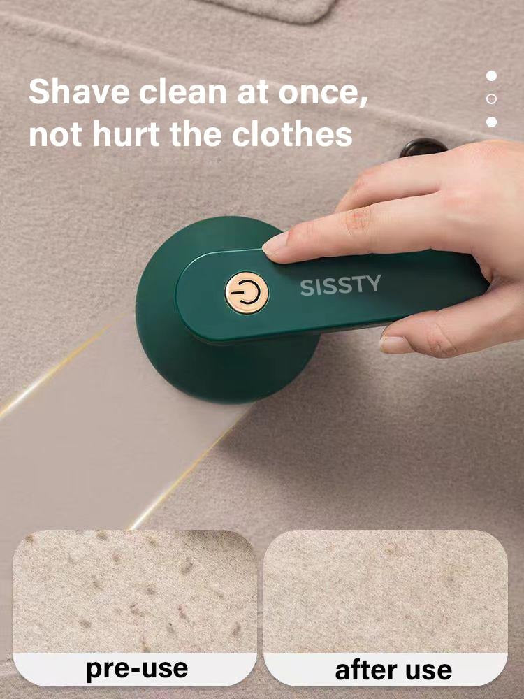 Rechargeable Fabric Shaver with 2 Replaceable Stainless Steel 6-Leaf Blades(1 Free Extra Included) | Lint Remover with 3-Speed Settings - Efficient Sweater and Lint Shaver for Clothes, Removing Fuzz, Lint Balls, Pills, and Hairballs..