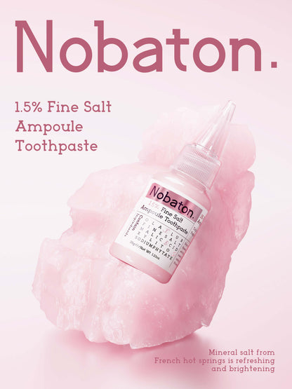 1.5% powdered salt ampoule toothpaste