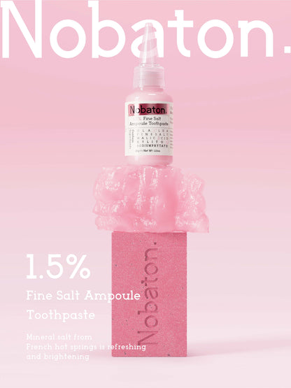 1.5% powdered salt ampoule toothpaste