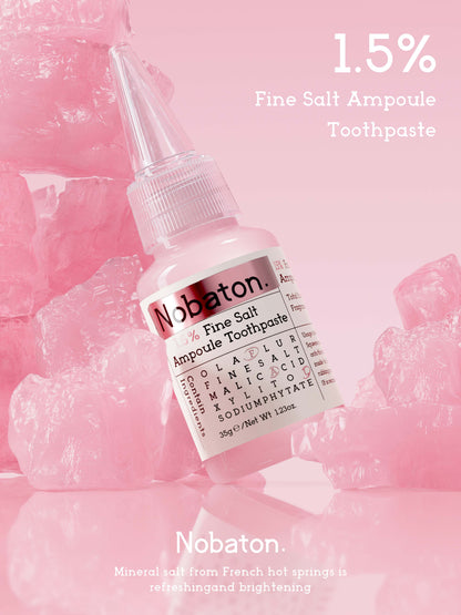 1.5% powdered salt ampoule toothpaste
