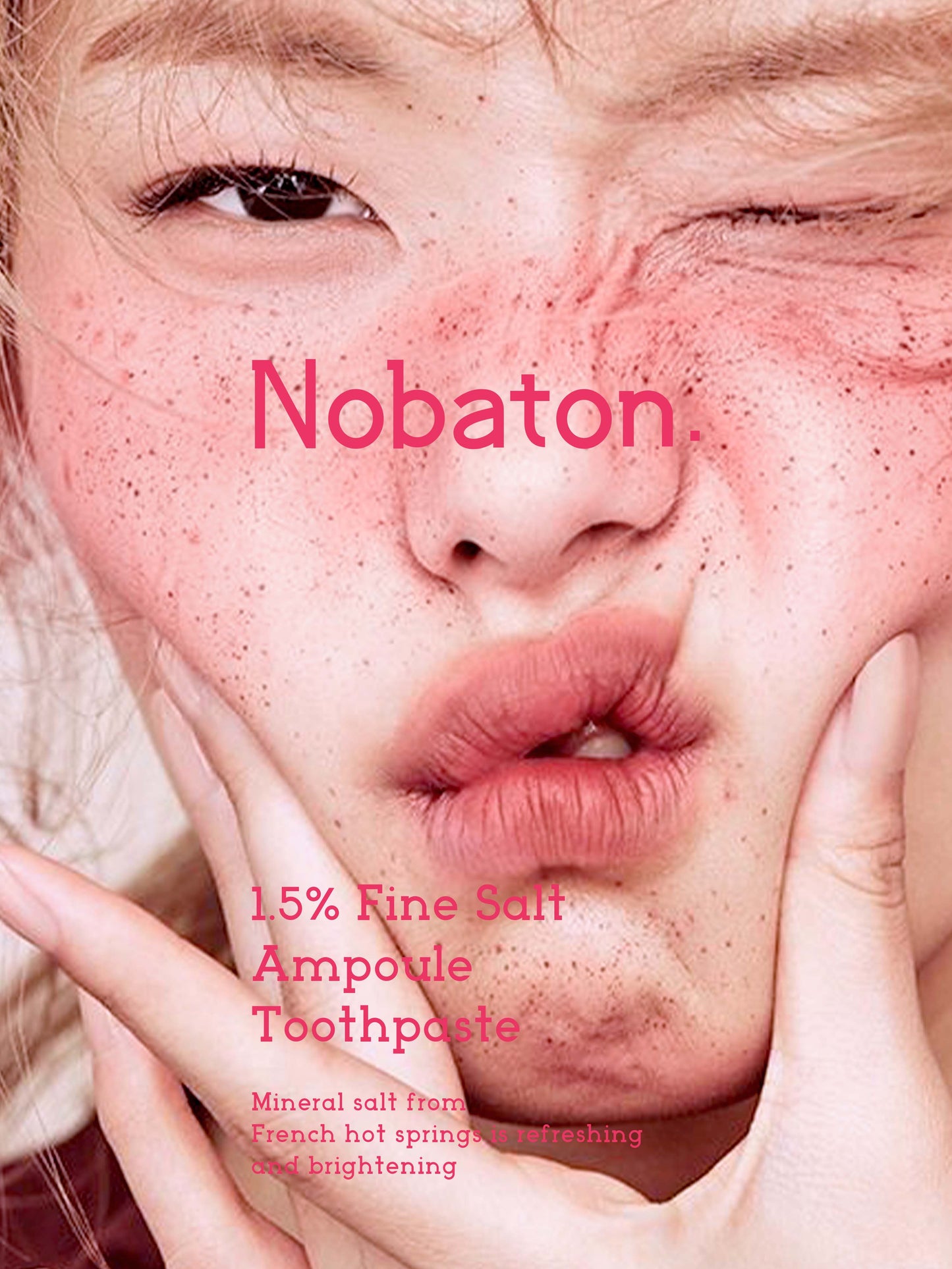 1.5% powdered salt ampoule toothpaste