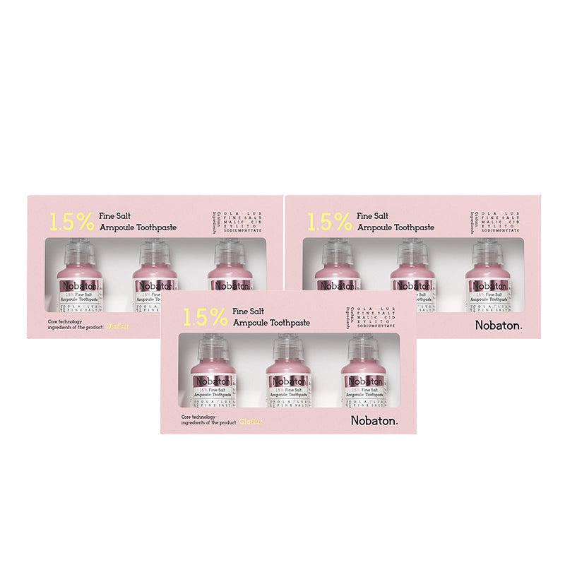 1.5% powdered salt ampoule toothpaste