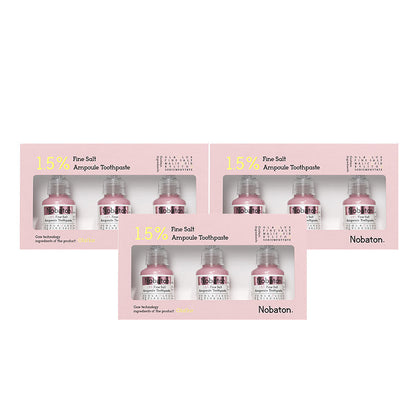 1.5% powdered salt ampoule toothpaste