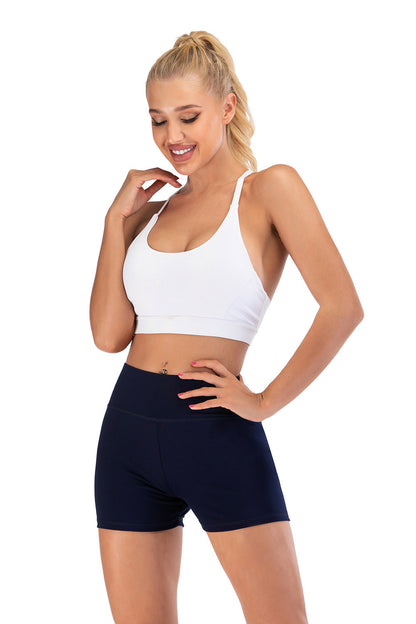 Yoga Clothing Fitness Running Breathable Sports Butt-Lifting Tight-Fitting Three-Quarter Yoga Pants Peach Butt Shorts