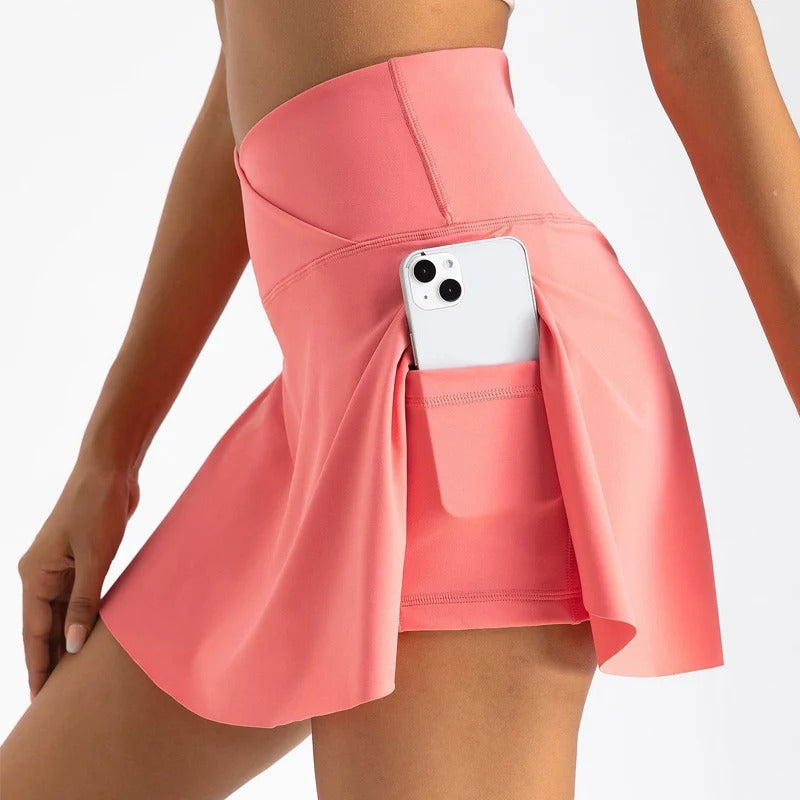 Women's High Waisted Pleated Tennis Golf Skorts