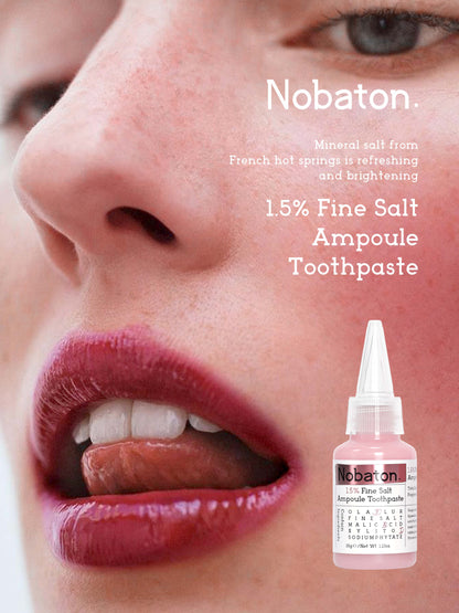 1.5% powdered salt ampoule toothpaste