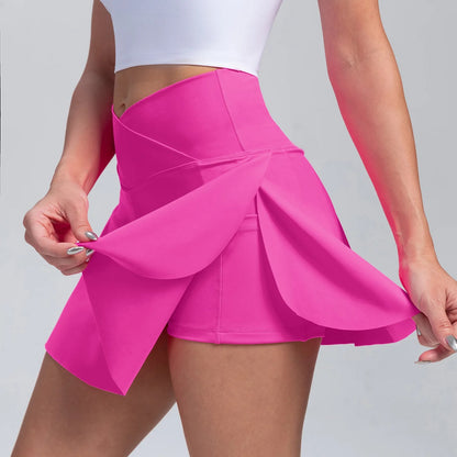 Women's High Waisted Pleated Tennis Golf Skorts