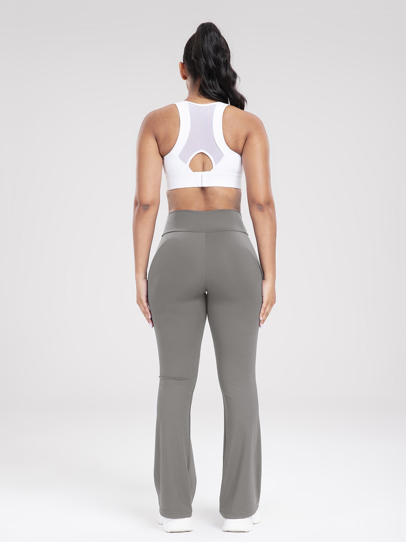 Cross-Waist Outdoor Casual Bell-Bottom Yoga Pants for Women