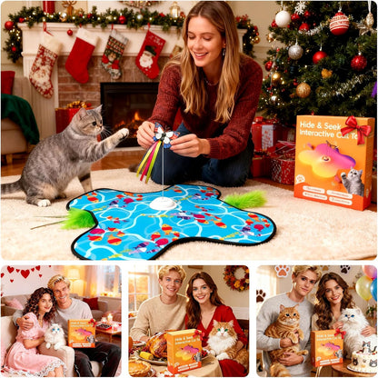 Interactive Cat Toys for Indoor Cats: Fluttering Butterfly, Moving Concealed Feathers, Realistic Animal Sounds - Rechargeable & Touch Activated Cat Toy for Bored Adult Cats