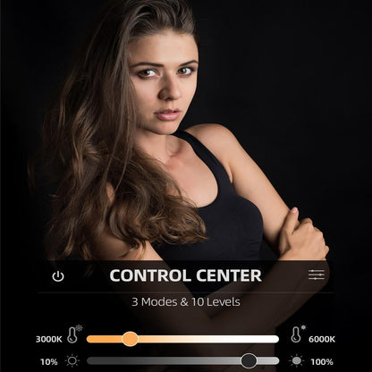 10.5-inch ring light with 69-inch tripod and phone holder kit, providing full-screen zoom lighting, suitable for video recording, makeup, and live streaming.