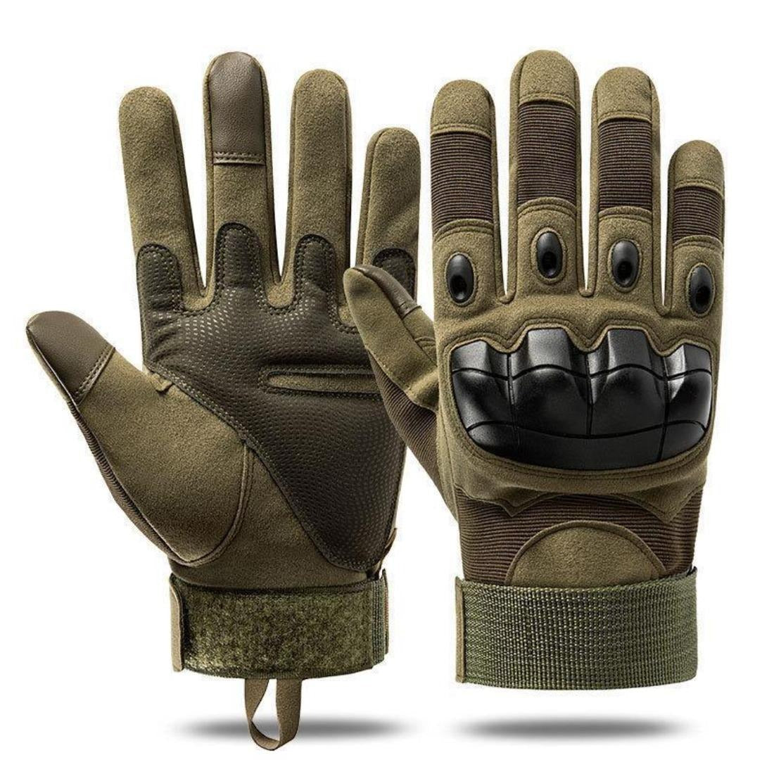 Tactical Full Finger Gloves - Soft Knuckle Protection, Touchscreen Non-Slip Breathable, For Outdoor Sports Motorcycle Riding Training Hunting, Men Women Work Gloves Father Gifts # dealsforyoudays