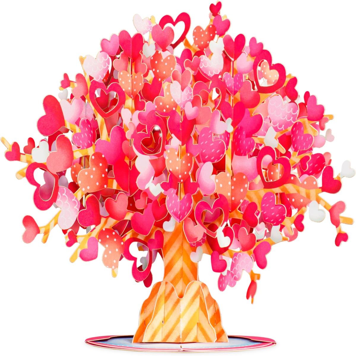 Valentine's Day Card, 3D Pop-Up Card with Flower Bouquet Keepsake Gift, Romantic Valentines Gifts and Flowers 2-in-1 Idea for Valentine, Birthday, Wedding, Anniversary, Wife Husband, Mom, Women, Him Her, Girlfriend Boyfriend