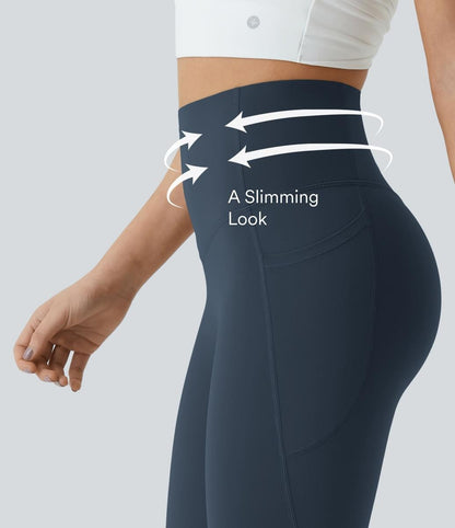 High Waisted Scrunch Butt Lifting Tummy Control Pocket Shaping Training Leggings