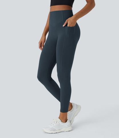 High Waisted Scrunch Butt Lifting Tummy Control Pocket Shaping Training Leggings