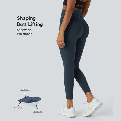 High Waisted Scrunch Butt Lifting Tummy Control Pocket Shaping Training Leggings