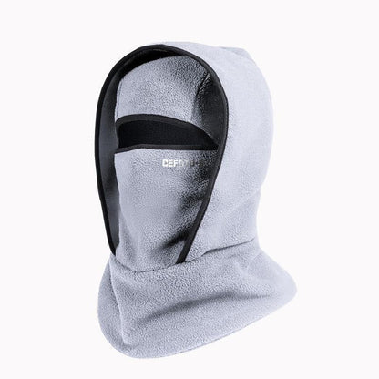 Outdoor Winter Warm Hat Neckband Integrated Cycling Mask Sports Ski Head Cover Neck Windproof Cold One-Piece Pullover Hat