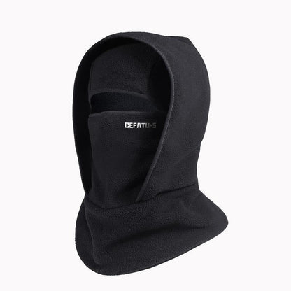 Outdoor Winter Warm Hat Neckband Integrated Cycling Mask Sports Ski Head Cover Neck Windproof Cold One-Piece Pullover Hat