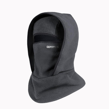 Outdoor Winter Warm Hat Neckband Integrated Cycling Mask Sports Ski Head Cover Neck Windproof Cold One-Piece Pullover Hat
