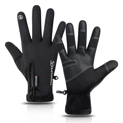 Outdoor Winter Gloves Touchscreen Windproof Full-Finger Fleece Lined for Men Women Sports Travel Daily Activities Unisex