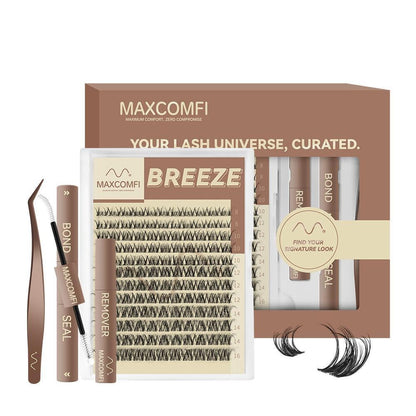 Spider Lashes Breeze | DD Curl Kylie&Kim Lashes MaxComfi Vibe but Better Long-Lasting Waterproof & Super Soft&Thin Band | Venus Velure Waterproof Long-Lasting Natural Daily  Beginner-Friendly DIY Lashes for Flawless Voluminous Look Trendy Must-Have