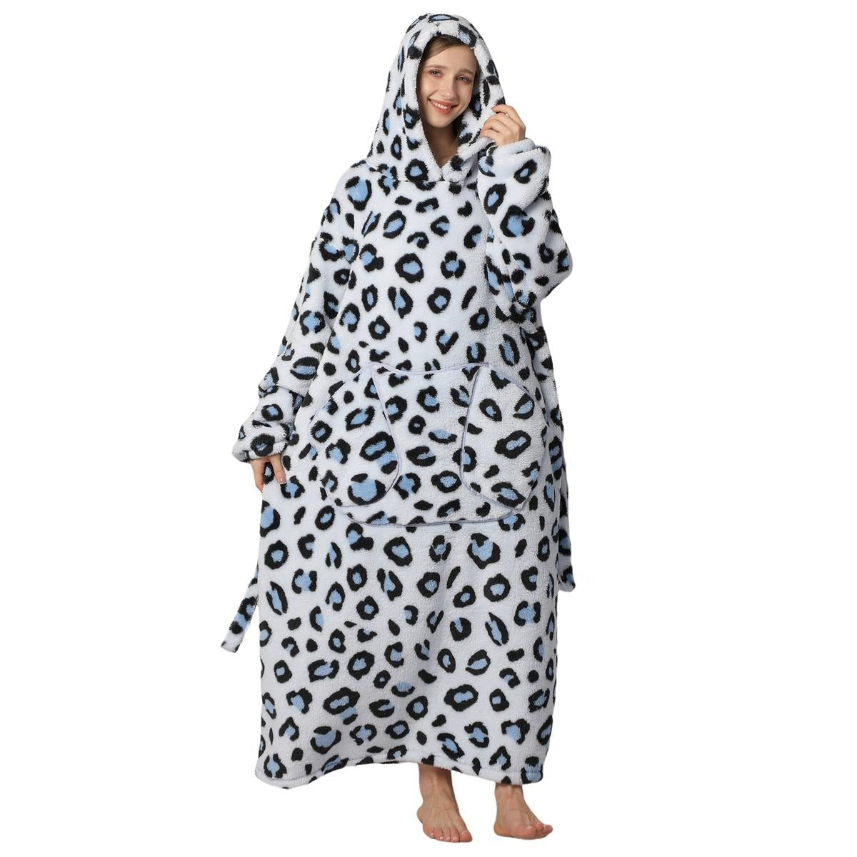 Oversized Wearable Blanket Hoodie for Women & Adults, Super Soft, Warm & Cozy with Giant Front Pocket, Perfect Christmas & Valentine's Day Gift