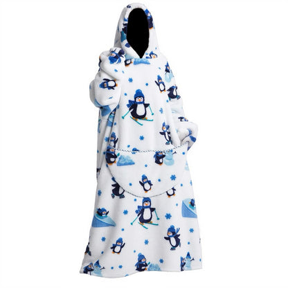 Oversized Wearable Blanket Hoodie for Women & Adults, Super Soft, Warm & Cozy with Giant Front Pocket, Perfect Christmas & Valentine's Day Gift