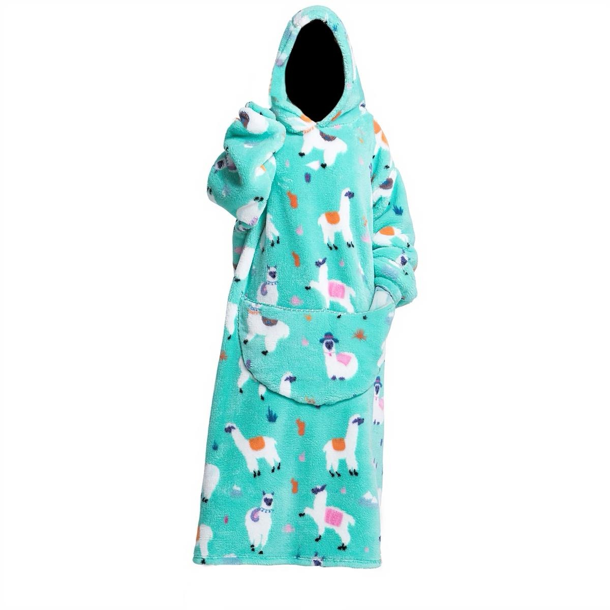 Oversized Wearable Blanket Hoodie for Women & Adults, Super Soft, Warm & Cozy with Giant Front Pocket, Perfect Christmas & Valentine's Day Gift