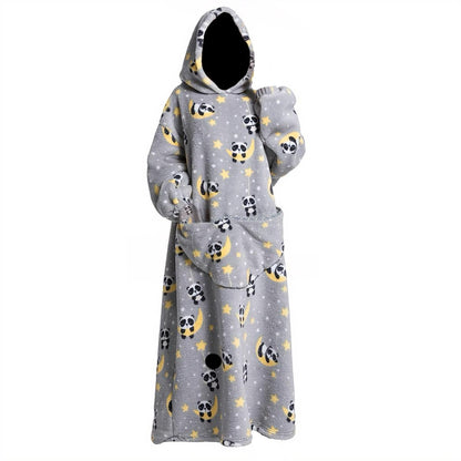 Oversized Wearable Blanket Hoodie for Women & Adults, Super Soft, Warm & Cozy with Giant Front Pocket, Perfect Christmas & Valentine's Day Gift