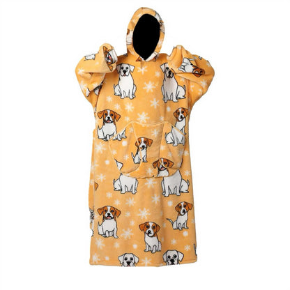 Oversized Wearable Blanket Hoodie for Women & Adults, Super Soft, Warm & Cozy with Giant Front Pocket, Perfect Christmas & Valentine's Day Gift