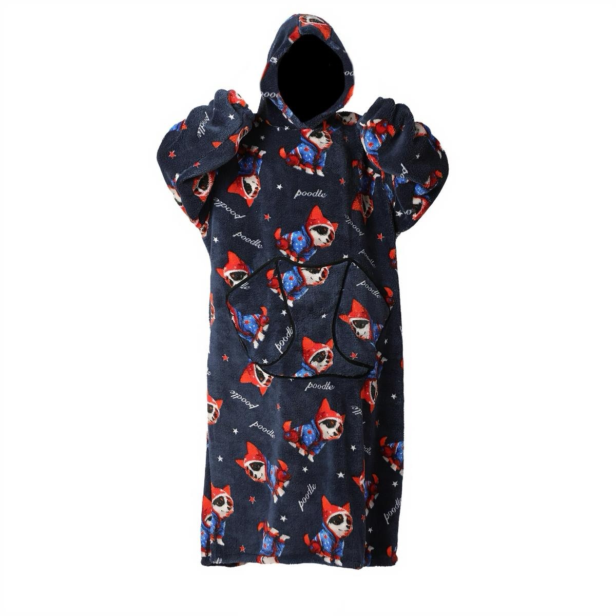 Oversized Wearable Blanket Hoodie for Women & Adults, Super Soft, Warm & Cozy with Giant Front Pocket, Perfect Christmas & Valentine's Day Gift