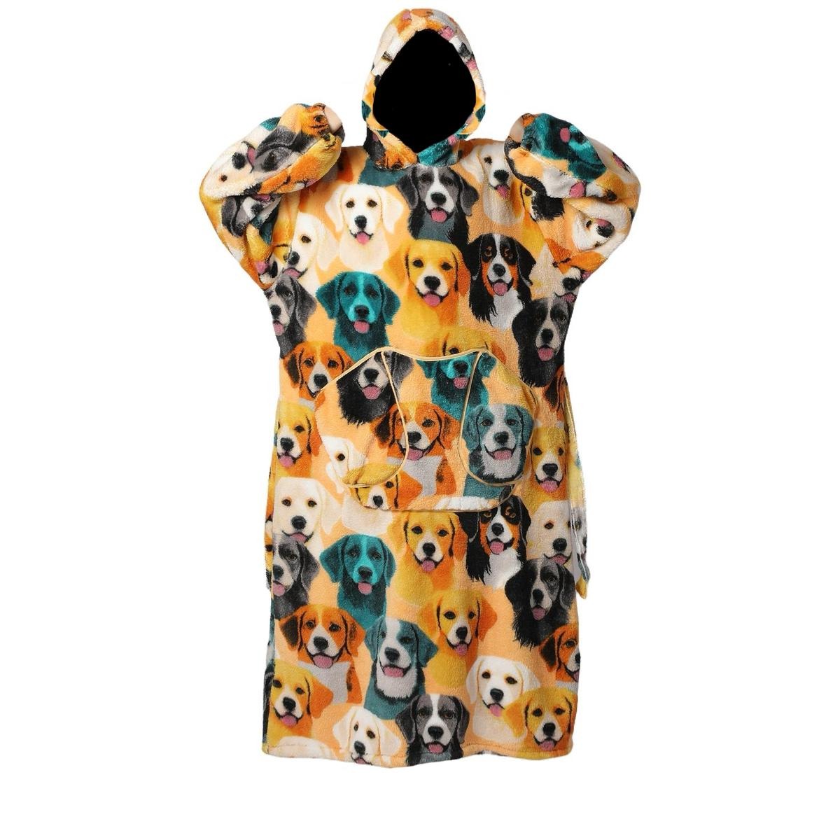 Oversized Wearable Blanket Hoodie for Women & Adults, Super Soft, Warm & Cozy with Giant Front Pocket, Perfect Christmas & Valentine's Day Gift