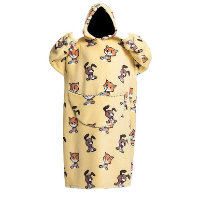 Oversized Wearable Blanket Hoodie for Women & Adults, Super Soft, Warm & Cozy with Giant Front Pocket, Perfect Christmas & Valentine's Day Gift