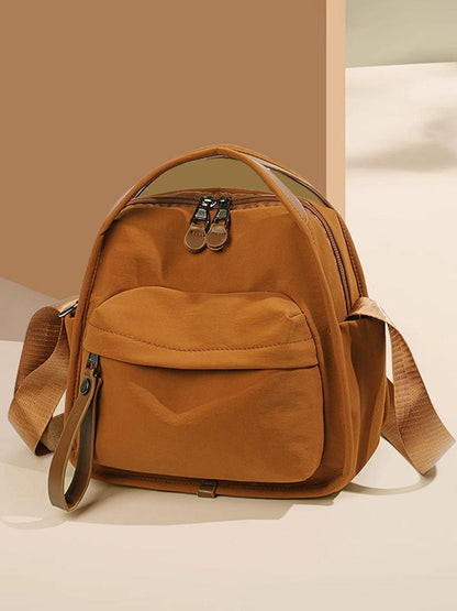 Women's Elegant Solid Color Shoulder Bag, Fashionable Zipper Crossbody Bag for Daily Use, Versatile High-quality Daily Commuting Bag