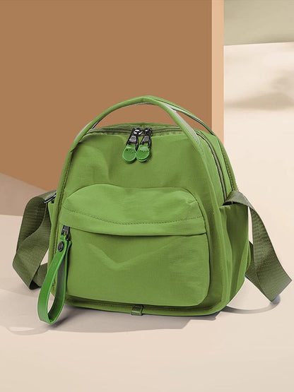 Women's Elegant Solid Color Shoulder Bag, Fashionable Zipper Crossbody Bag for Daily Use, Versatile High-quality Daily Commuting Bag