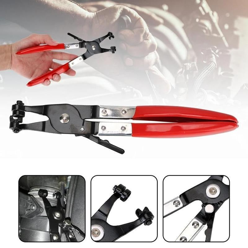 Automotive Electrical Disconnect Pliers Kit,Auto Repair Plier,High-Carbon Steel Connector Separator  60 ° Pliers,Hose Clamp Plier,Car Trim Clip Removal Pliers,Plug Release Tool and Wire Terminal Removal in Storage Bag.