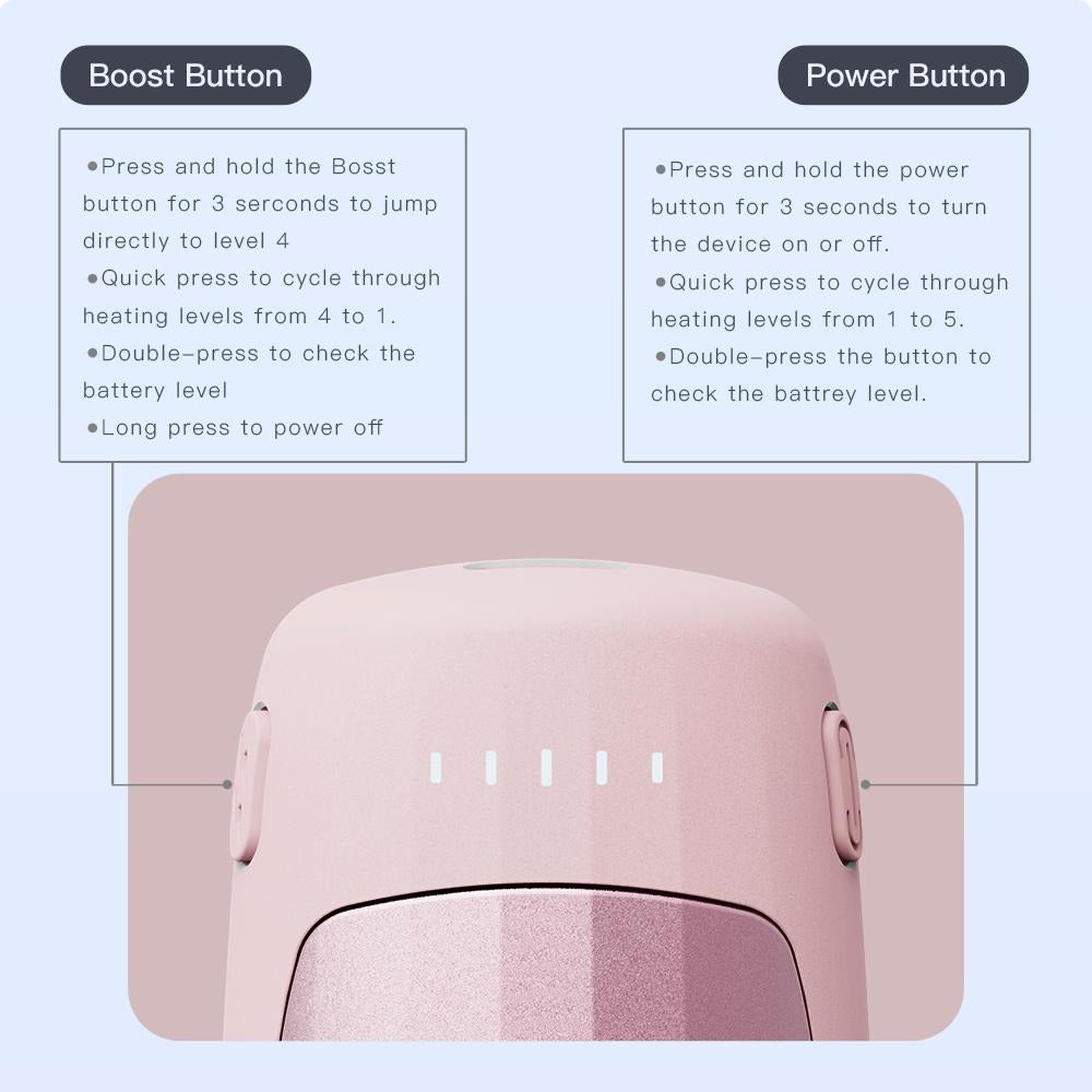 Rechargeable Hand Warmer 2 Pack, Portable Pocket size, Holiday Gifts for Christmas, Outdoor, Hunting, Camping, Skiing, Hand Warmers