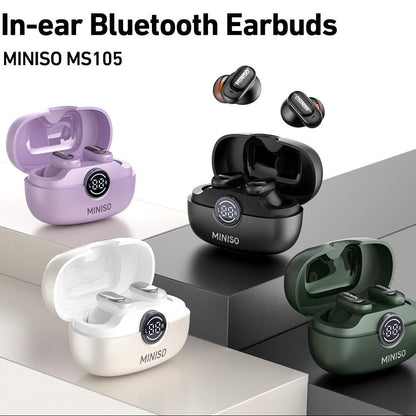 Wireless Earbuds Bluetooth 6.0 Earphones, In Ear Earbuds,Waterproof Wireless Earphones, Suitable for Office, Sports, Study and Audio Calls, Built in Microphone, Gaming Bluetooth Headphones