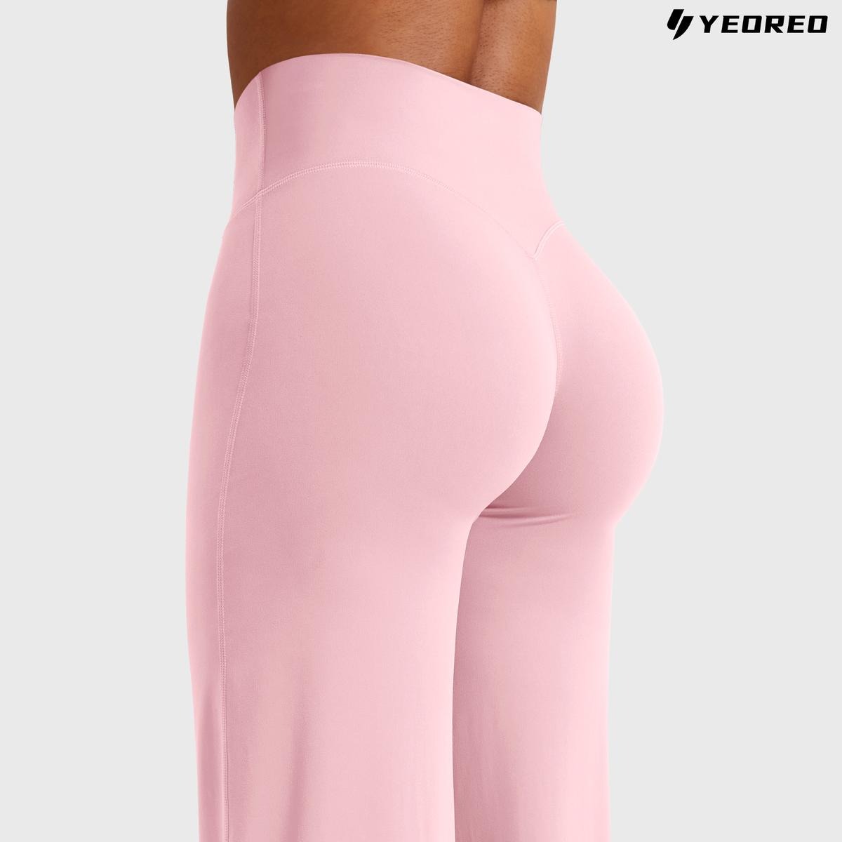 Leggings High-Waist Straight-Leg No Front Seam Buttery Soft Gym Yoga Pants for Women Fitness Tights