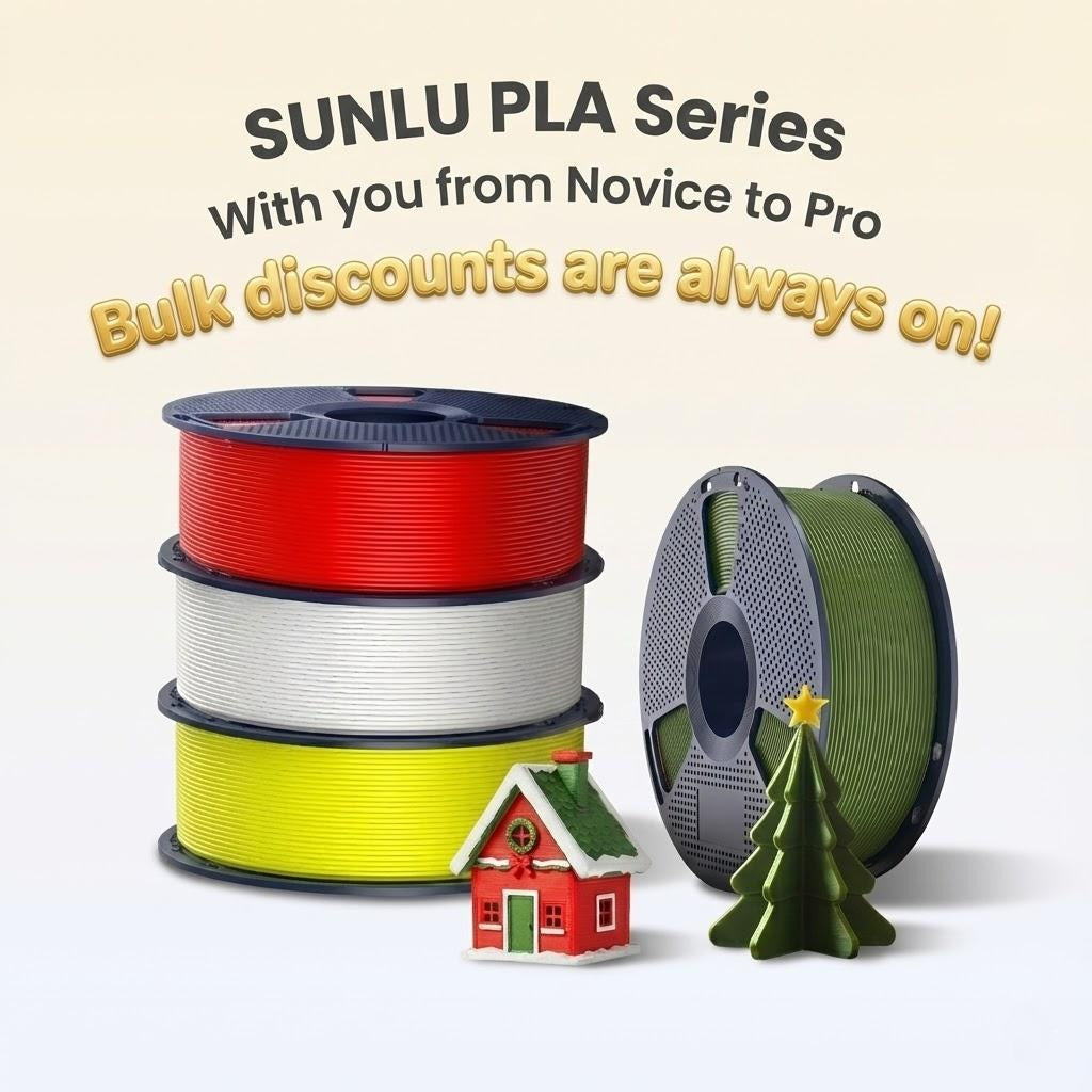 SUNLU PLA Super Vibrant Colors 1KG 1.75mm/0.0689inch High Precision Filament for Smooth 3D Prints Compatible with Bambulab Creality Flashforge Elegoo Prusa Anycubic FDM Printers Tangle-Free