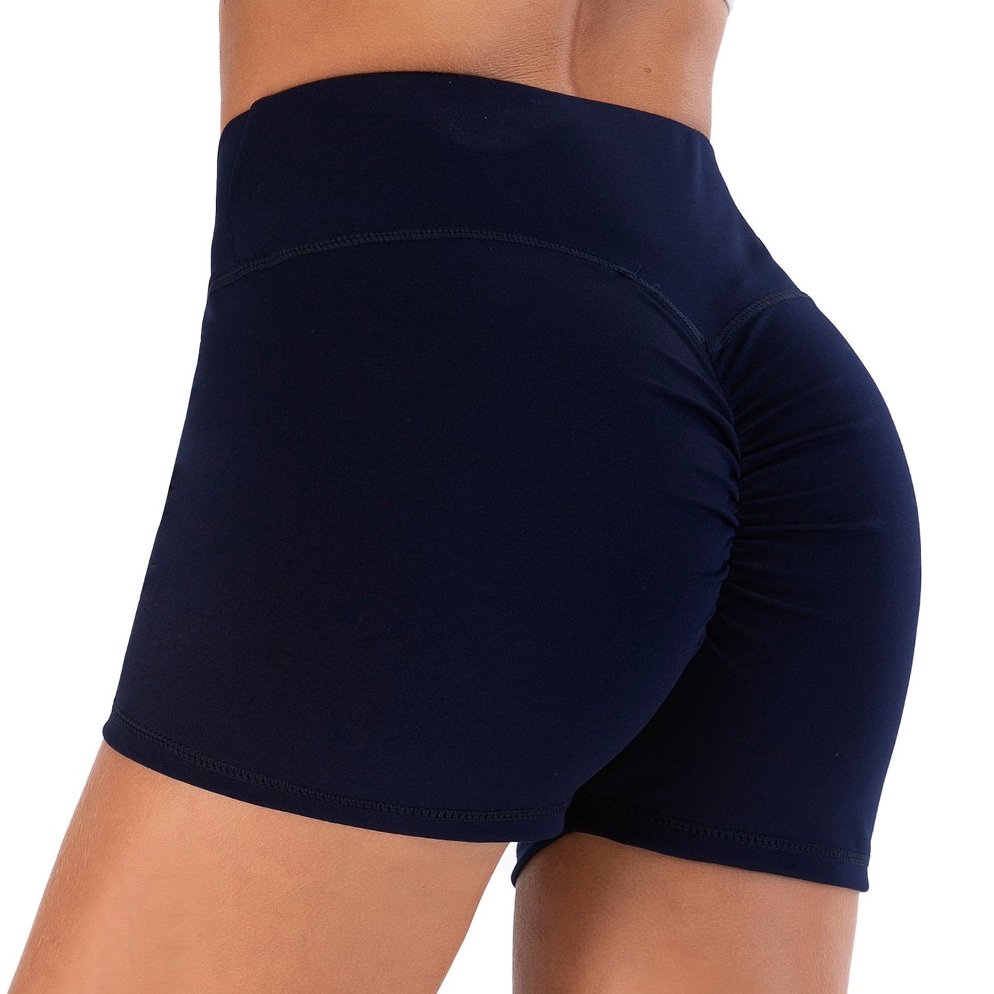 Yoga Clothing Fitness Running Breathable Sports Butt-Lifting Tight-Fitting Three-Quarter Yoga Pants Peach Butt Shorts