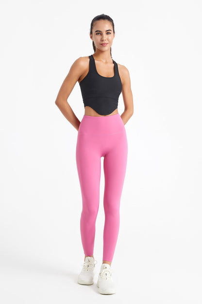 Sports Tank Top Yoga Fitness Wear for Women with High-Elasticity Back Support, Slim-Fit Outerwear with Built-in Bra Pads Set