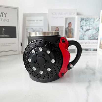 V8 Engines Stainless Steel Cup,Personalized Coffee Mug with Insulated Handle,Perfect for Car Lovers Gifts,Mechanics, Birthday, Christmas,Living room decoration as a work of art