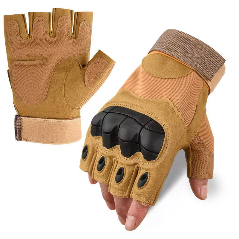 Tactical Full Finger Gloves - Soft Knuckle Protection, Touchscreen Non-Slip Breathable, For Outdoor Sports Motorcycle Riding Training Hunting, Men Women Work Gloves Father Gifts # dealsforyoudays