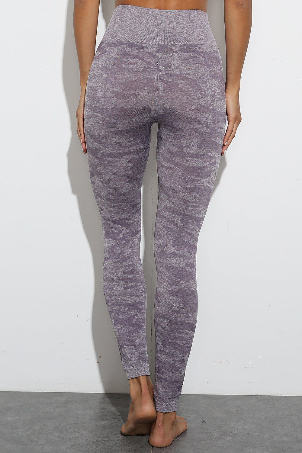 Yoga Bra Set Knitted High-Waisted Casual Fitness Butt-Lifting Leggings Shaping