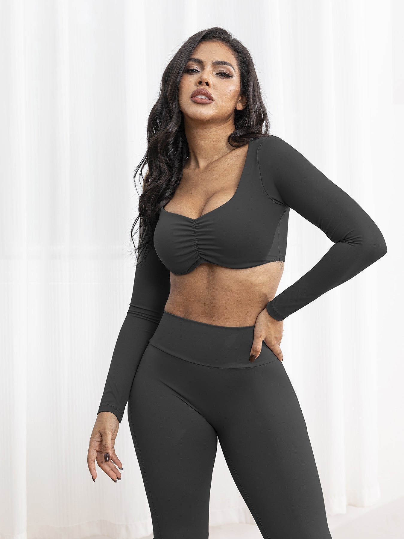 Casual Outdoor Fitness Yoga Clothing High-Waisted Butt-Lifting Training Clothing Yoga Pants for Women