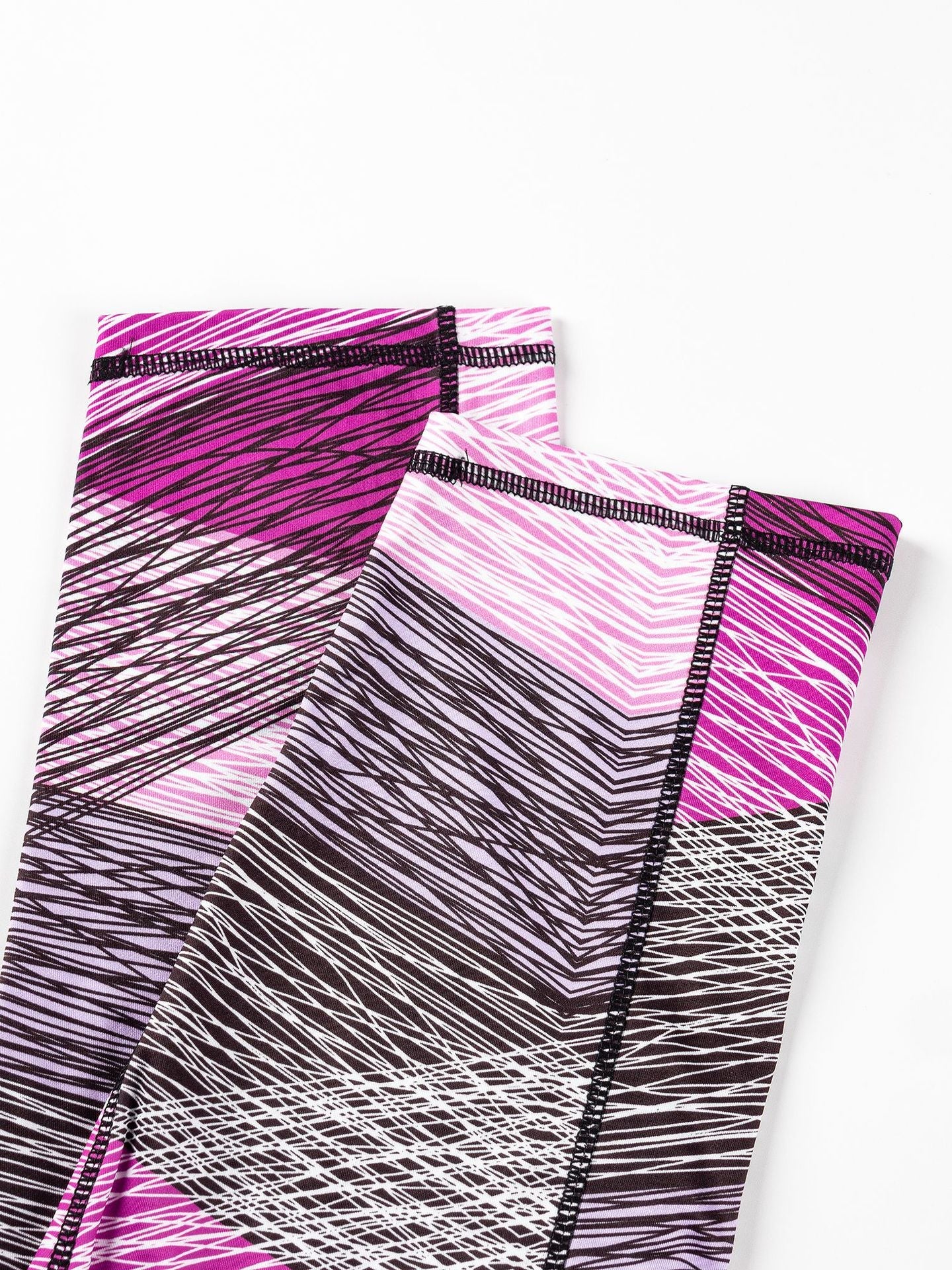 Yoga 7/8 Legs Women's Side Pocket Printed Leggings High-Waisted Tummy-Control Outerwear Running Fitness Pants