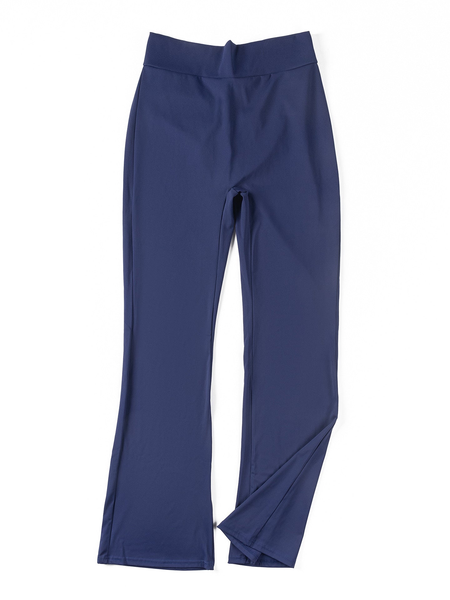 Women's High-Waisted Butt-Lifting Fitness Long Pants for Running, Slimming, Yoga, and Bell-Bottom Pants