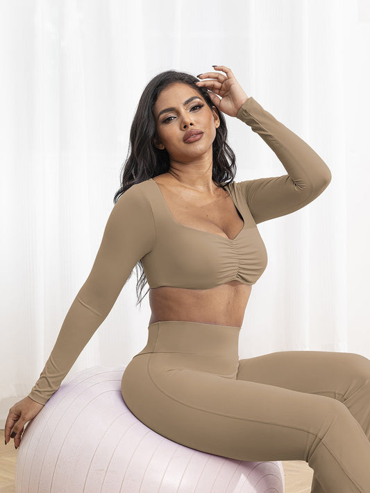 Casual Outdoor Fitness Yoga Clothing High-Waisted Butt-Lifting Training Clothing Yoga Pants for Women