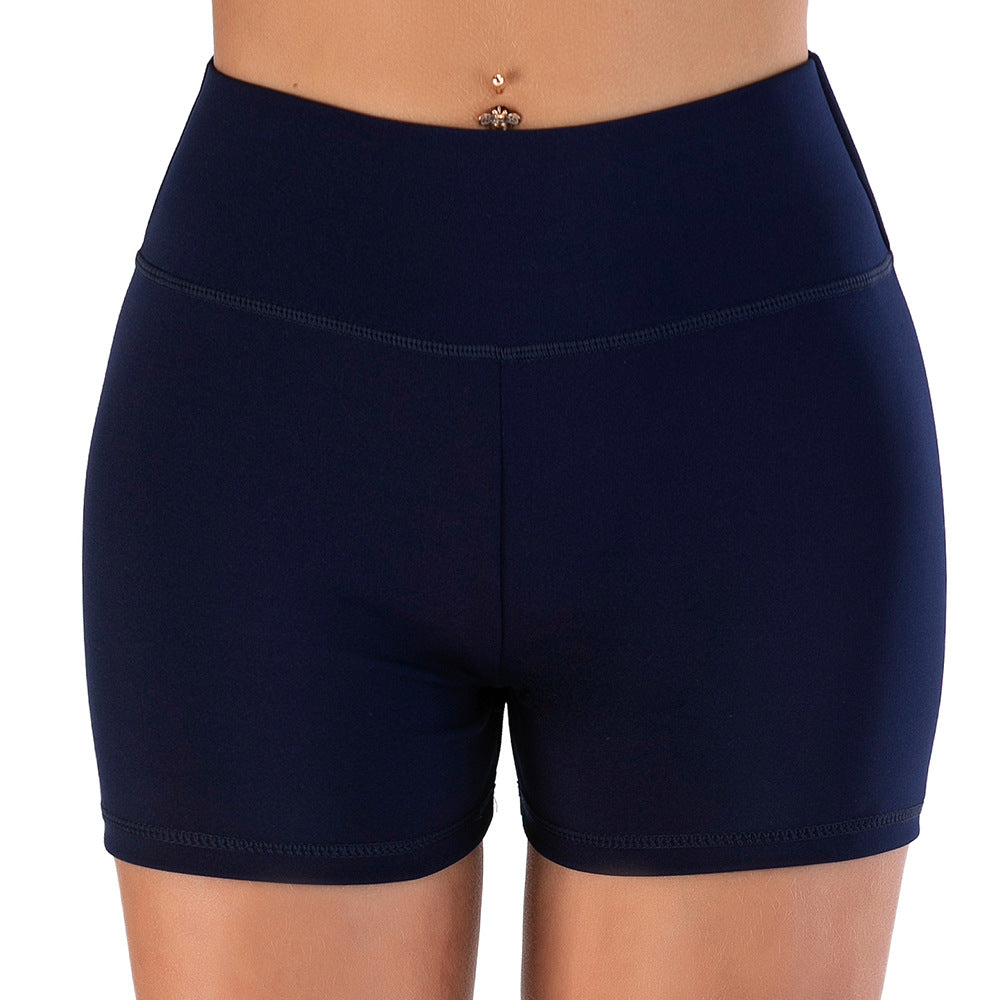 Yoga Clothing Fitness Running Breathable Sports Butt-Lifting Tight-Fitting Three-Quarter Yoga Pants Peach Butt Shorts