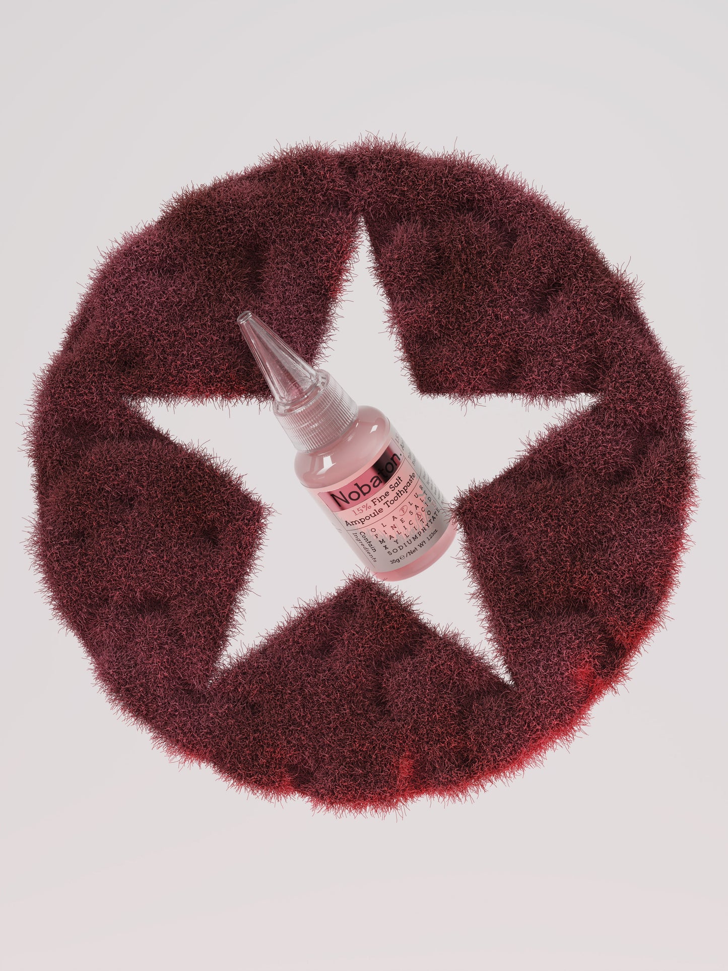 1.5% powdered salt ampoule toothpaste